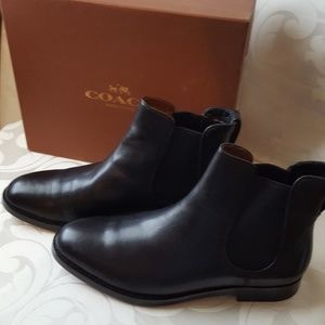 Coach Men's Leather Dress Boot Sz 9 1/2D